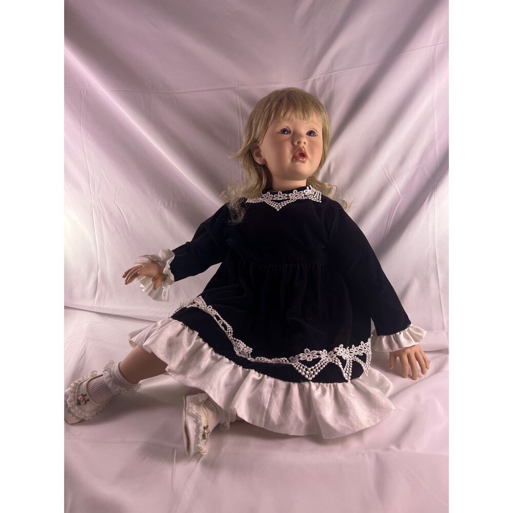 Bruno Rossellini Doll Chloe Life Size Toddler 27" Limited Porcelain 1997 NWOT